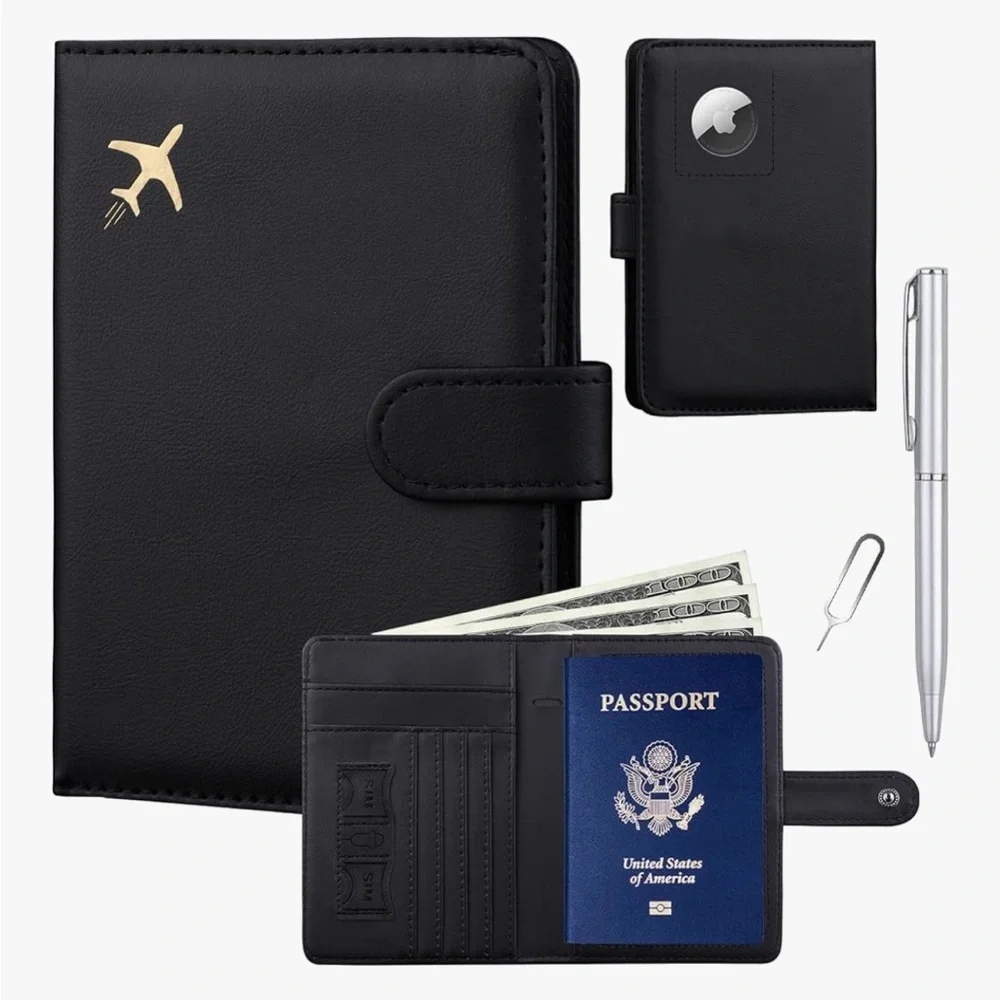BRAND NEW GOAUS Passport Holder for Travel with Airtag Card Slots